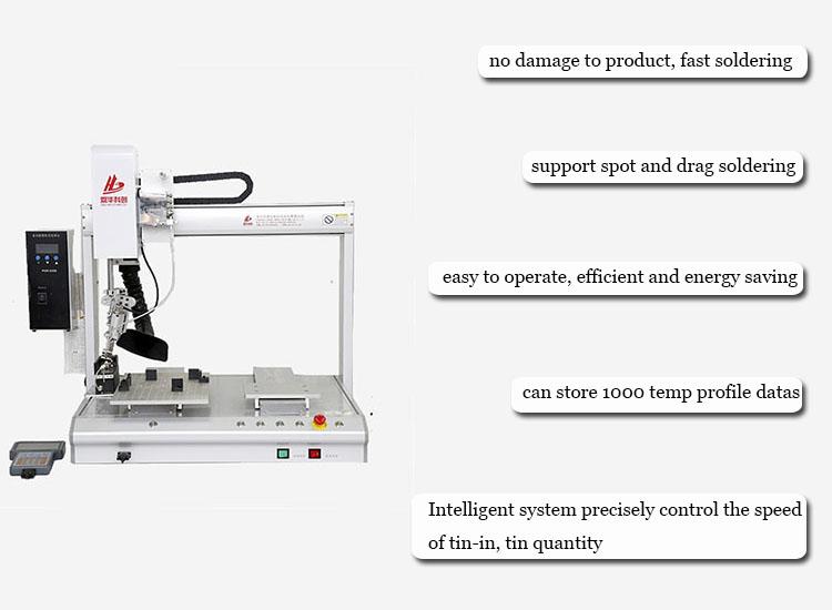 Automatic welding machine for motherboard